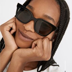 Madewell Black Pierport Sunglasses